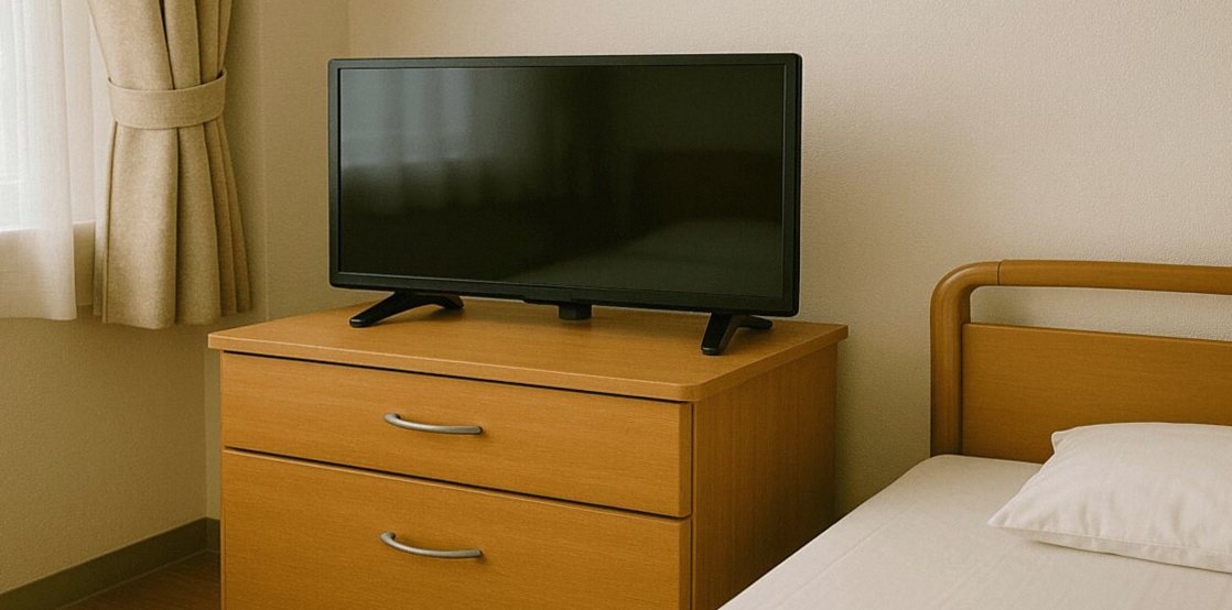 老人ホームのテレビ持ち込みサイズ選び方｜施設別制限と安全対策