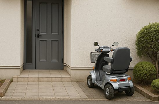 玄関前に置ける?屋根設置など工夫も必要