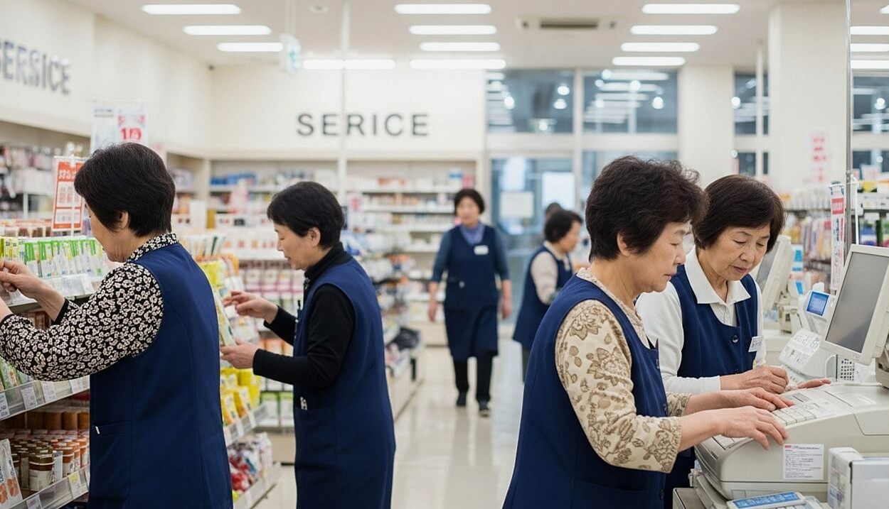高齢女性が多い職場の現状