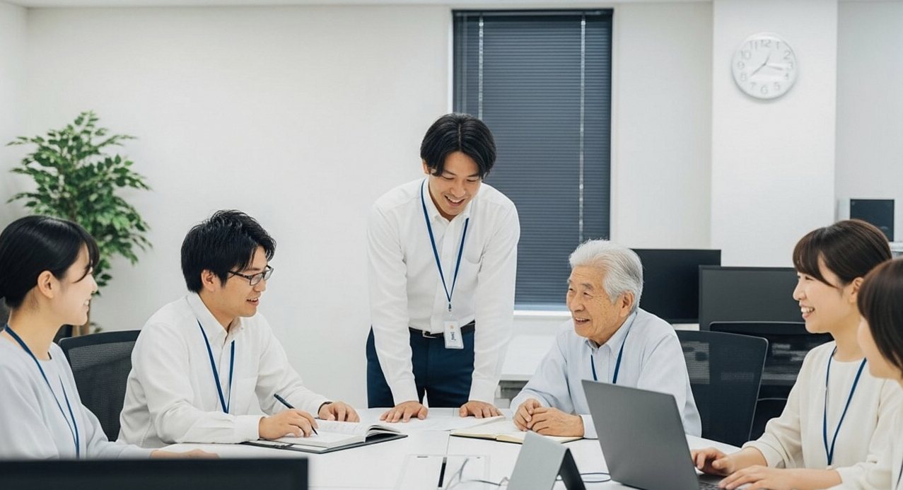 シニアと若手が協力できる職場とは？大手企業の事例
