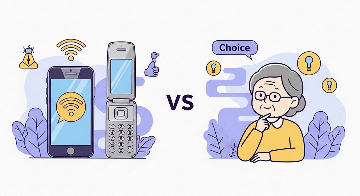 Wi-Fiなしスマホの操作が不安なら「ガラホ」も選択肢に