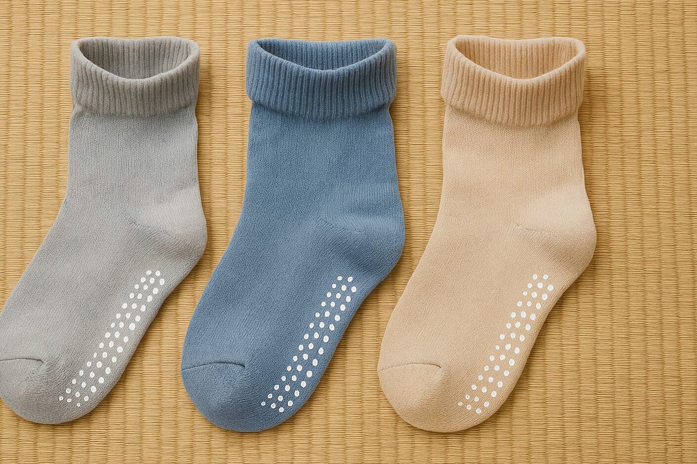 滑り止め付き靴下の正しい使い方