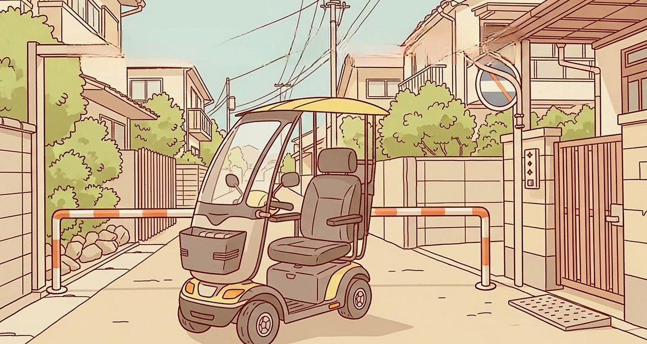 屋根付き電動シニアカーは違法？制限に注意