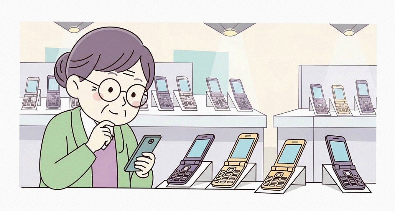 高齢者におすすめのシンプルケータイ機種