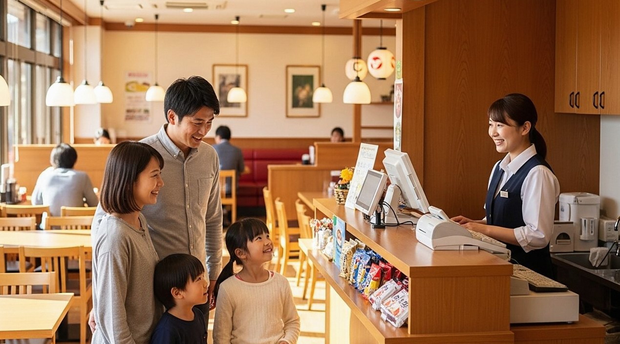 ファミレスのセルフレジはシニア世代でも使いやすい?