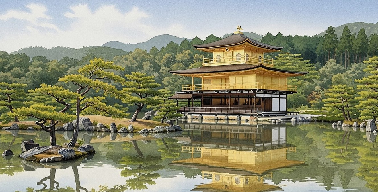 京都 歩かない観光・金閣寺