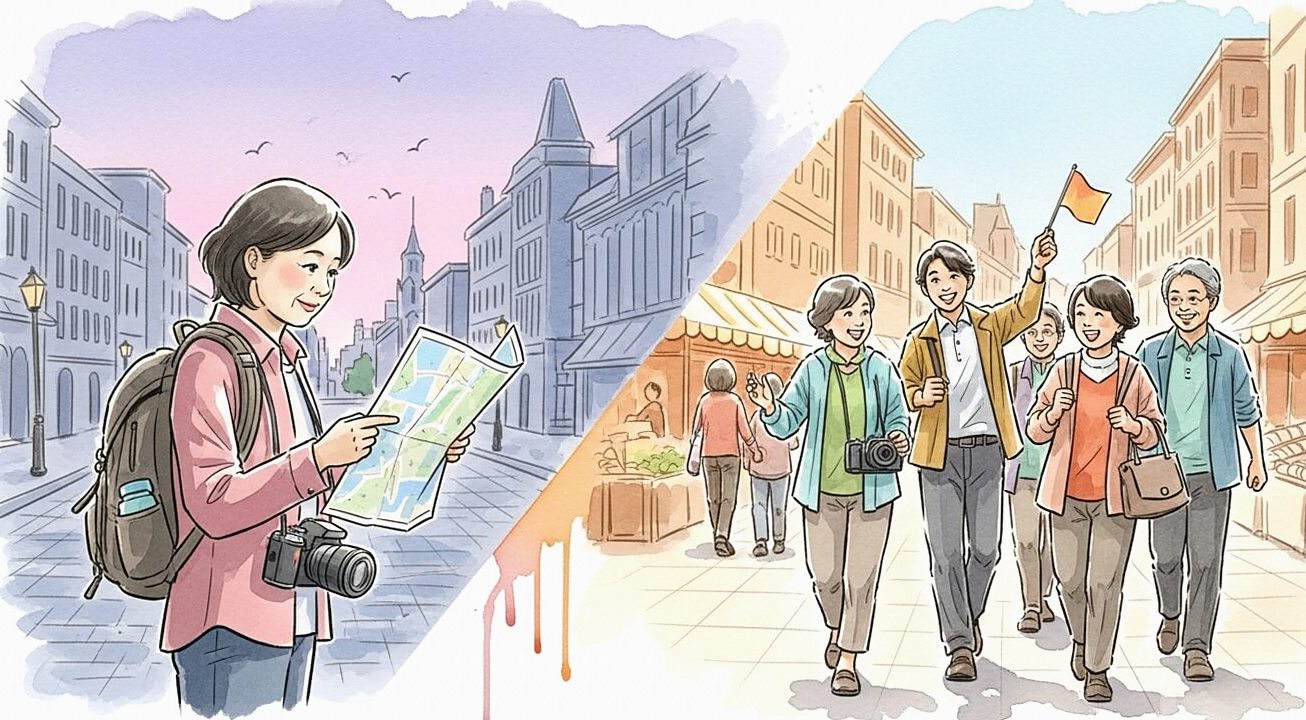 個人旅行vsツアー｜60代ならではの選び方