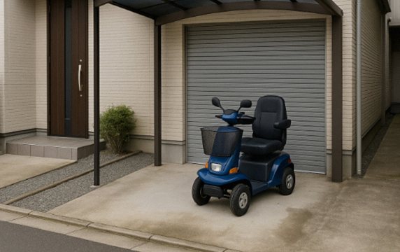 自宅でのシニアカー保管場所は?